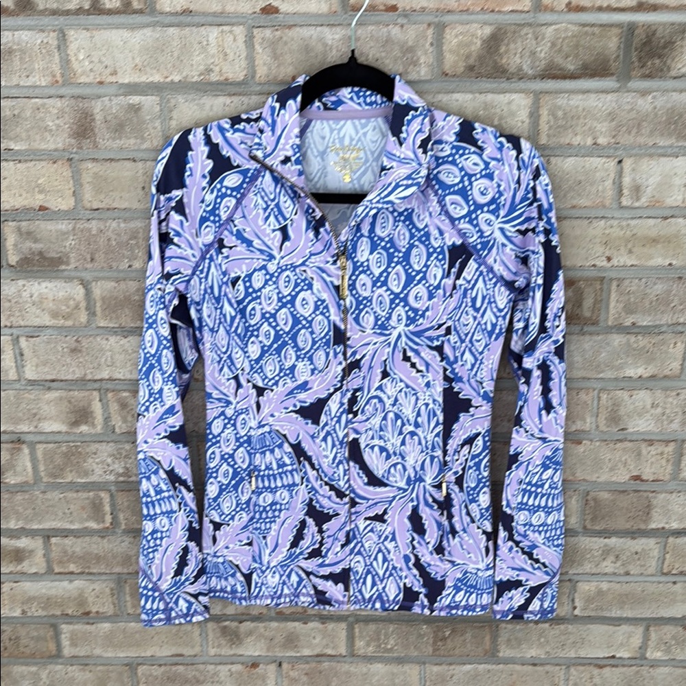 Lilly Pulitzer Luxletic Serena Jacket in Coco Safari